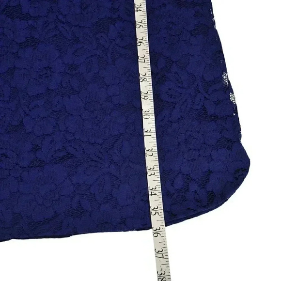 NWT Vince Camuto Lace Overlay Shift Mini Dress Size 14 - Picture 15 of 15